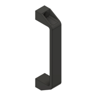 MODULAR SOLUTIONS HANDLE<br>180 PULL HANDLE BLACK